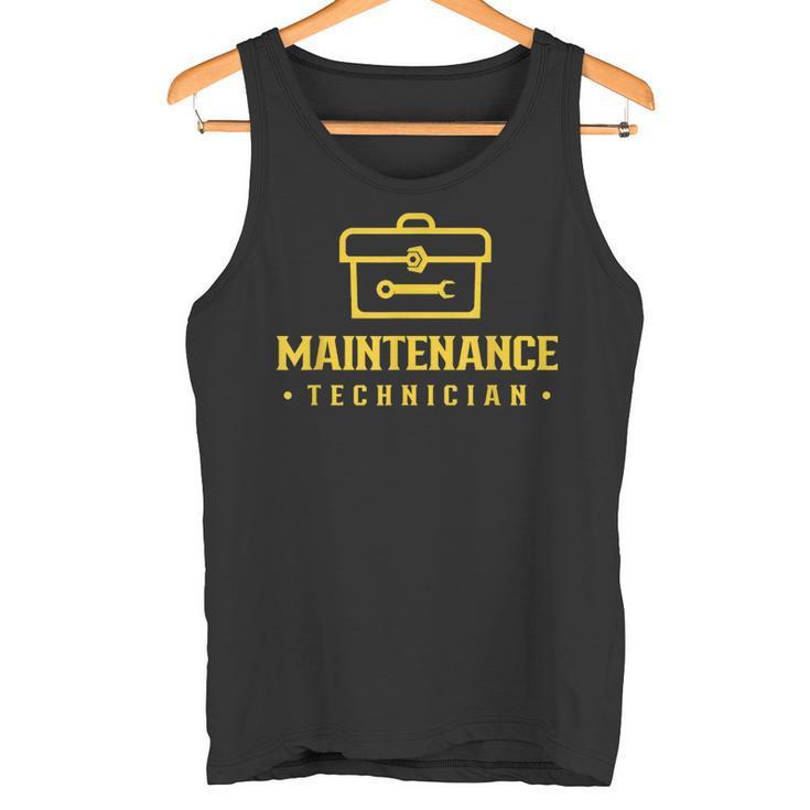 Técnico De Mantenimiento Hombre De Mantenimiento Hombres Camiseta sin mangas
