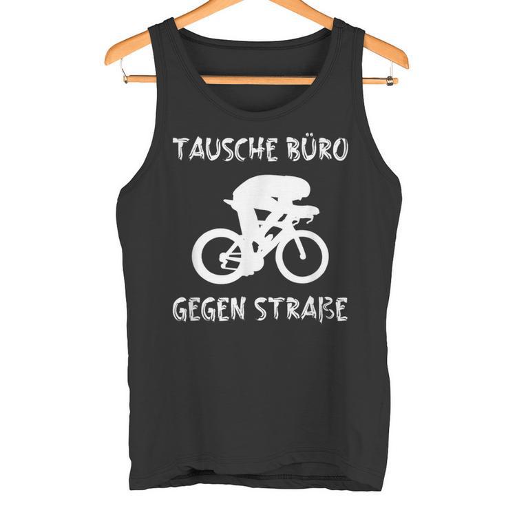 Triathlete Office Against Road Bike ランニング トライアスロンスポーツ タンクトップ