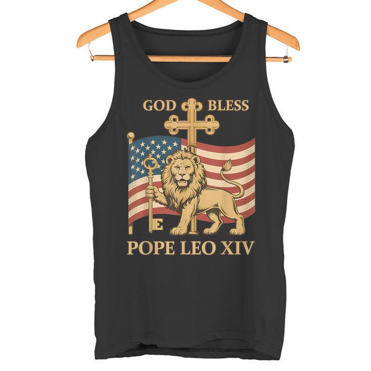 Vatican Pope Leo Xiv God Bless Pope Leo Xiv タンクトップ