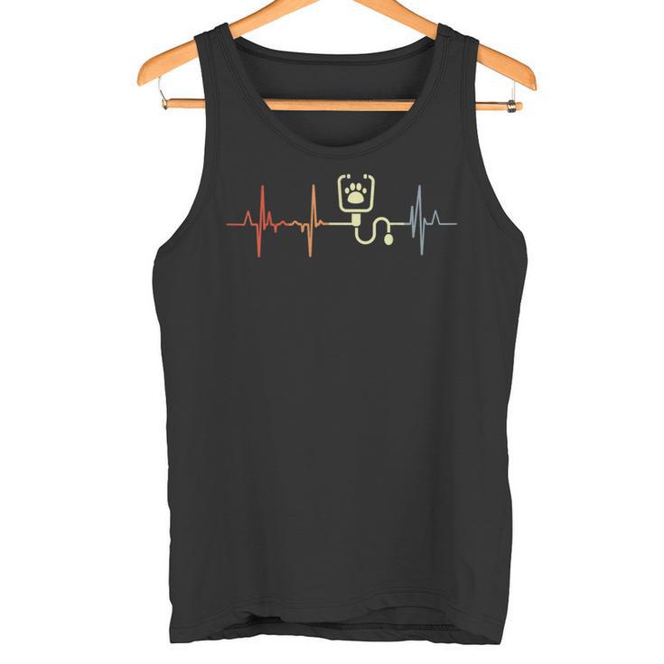 Veterinario Retro Heartbeat Canotta