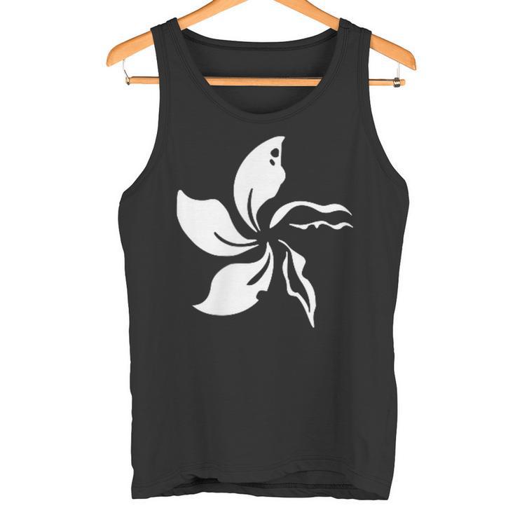 Wilted Bauhinia Flag 2019 香港抗議 タンクトップ
