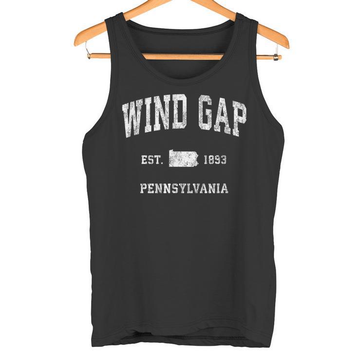 Wind Gap ペンシルバニア Pa ビンテージ アスレチック スポーツデザイン タンクトップ