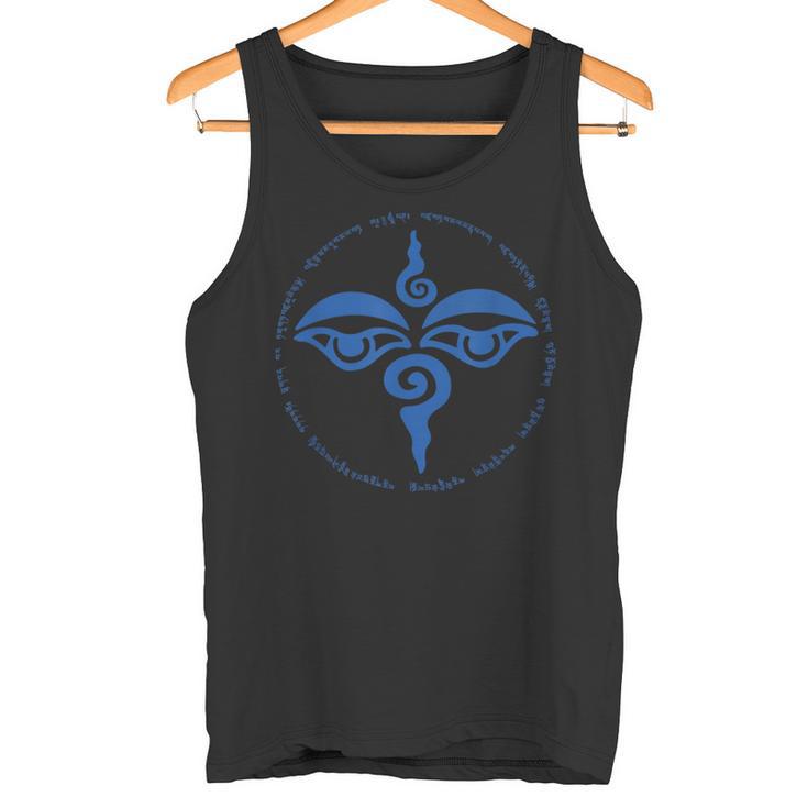 Yeux De Bouddha Tibétain 100Yllabes Mantra Débardeur e