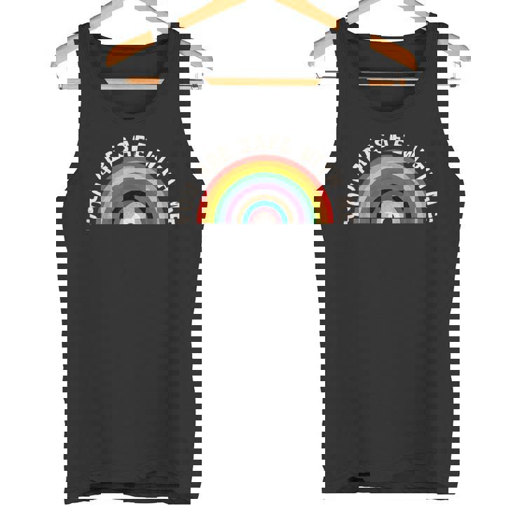 You Areafe With Me タンクトップ