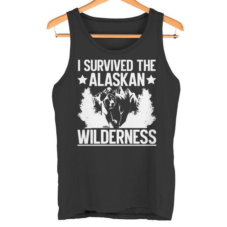 アラスカの荒野を生き延びたアラスカ 長袖tシャツ タンクトップ