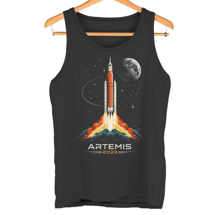 アルテミスii宇宙ロケット打ち上げミッショントゥザムーンアルテミス2 タンクトップ