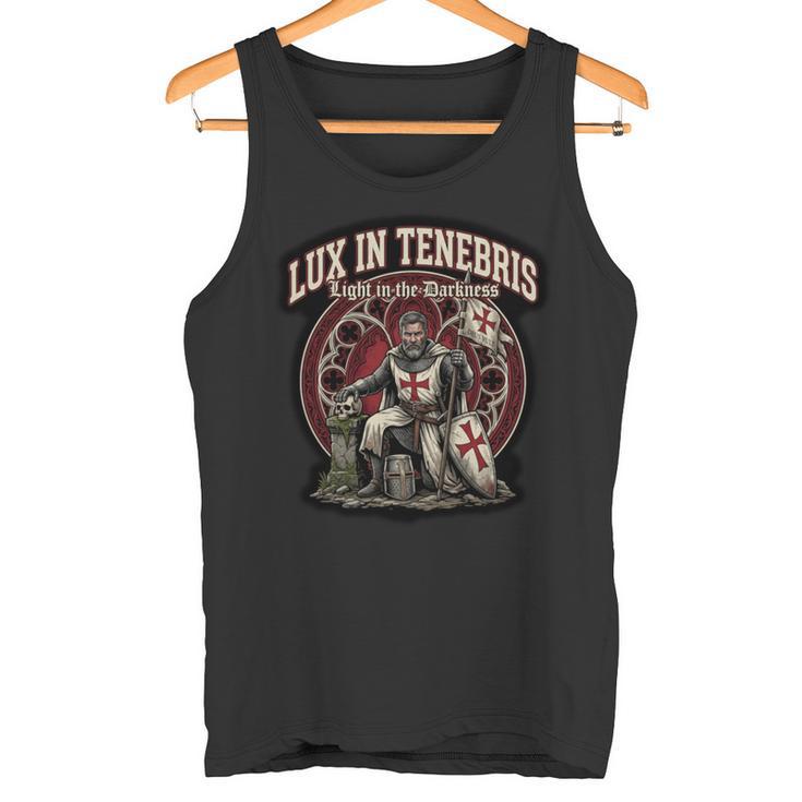 カトリック騎士団 テンプル騎士団 十字軍 十字架 ラテン 長袖tシャツ タンクトップ