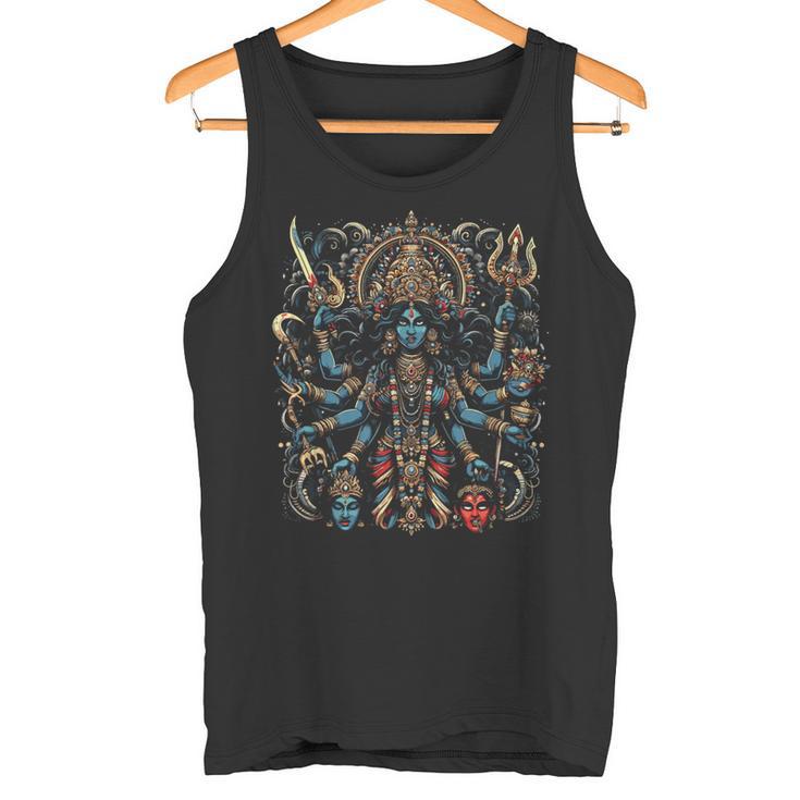 カーリー ヒンドゥー教 死の女神 戦士 母 激しい タンクトップ