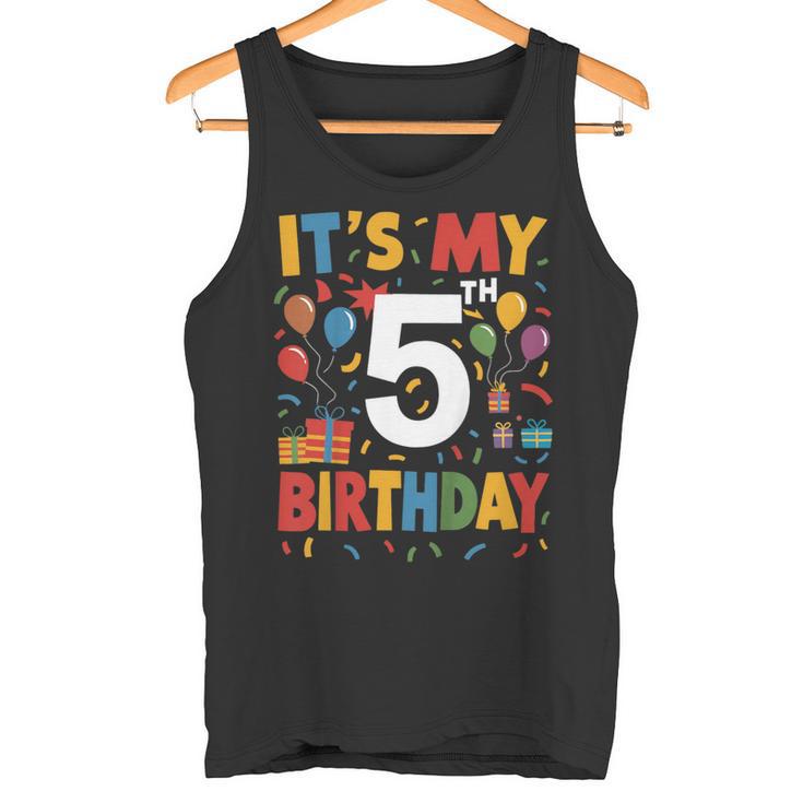 キッズ 5歳の誕生日シャツ男の子キッズ幼児5歳の誕生日男の子 タンクトップ