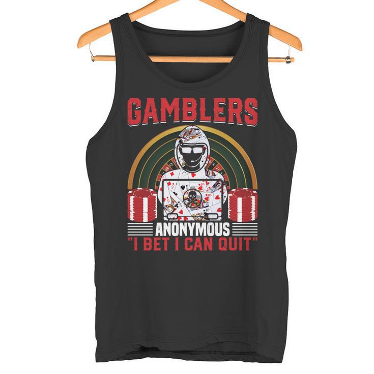 ギャンブラーズアノニマス、きっとやめられる 長袖tシャツ タンクトップ