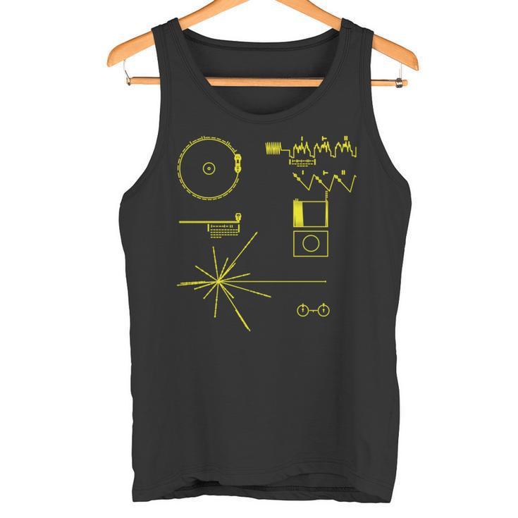 クラシック Nasa ボイジャー ゴールデンレコード 長袖tシャツ タンクトップ