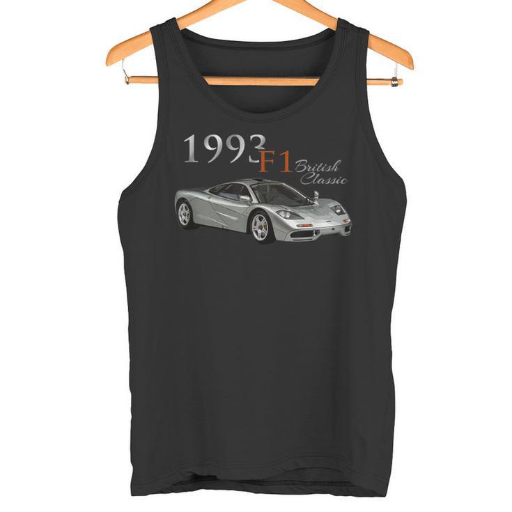 クラシックカー、1993 F1、ブリティッシュ、クラシックラグジュアリースポーツカー。 タンクトップ