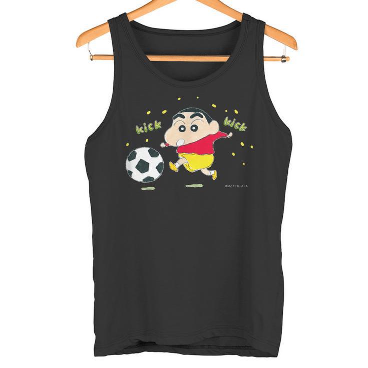 クレヨンしんちゃん しんちゃんとサッカー タンクトップ