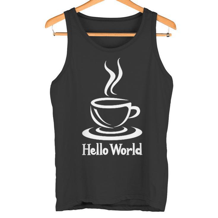 コンピューターtシャツ Java Hello World Development Coding タンクトップ