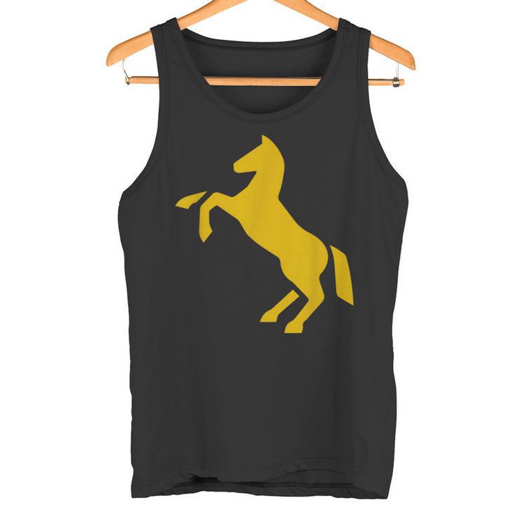 ゴールデンホースデザイン ファニーtシャツ かわいいスタリオン ゴールドギフト タンクトップ
