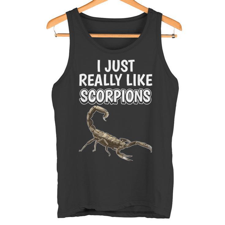 サソリの名言 I Just Really Likecorpions 洋服のサソリ タンクトップ