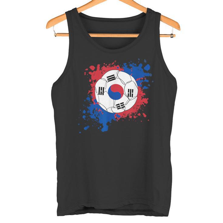 サッカーボール 韓国国旗付き タンクトップ