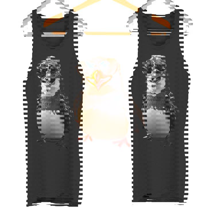 サングラスをかけたペンギン アニマル・フレンド ラブ・キュート・ペンギン タンクトップ