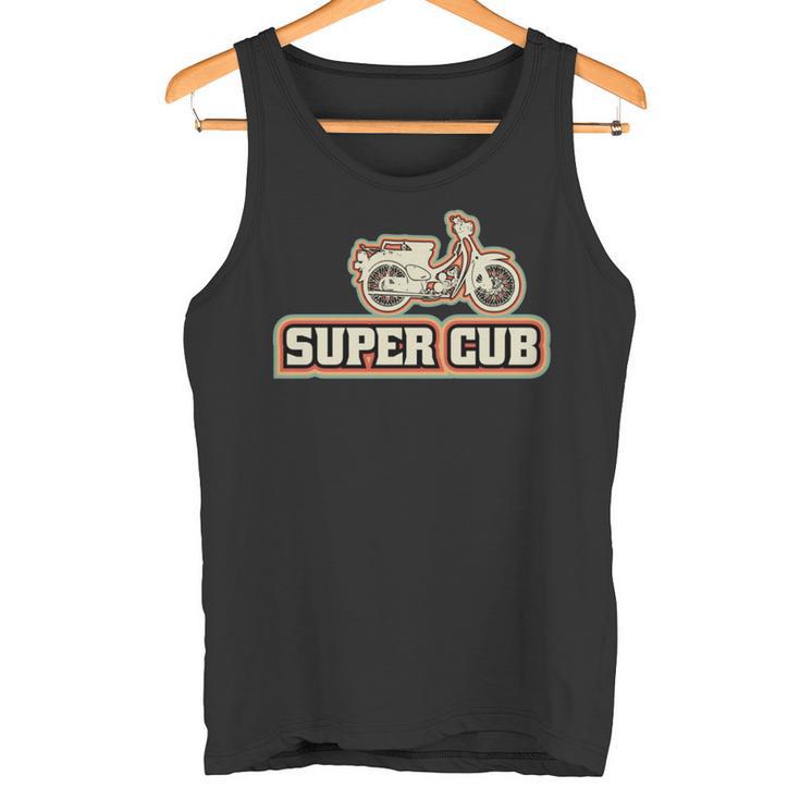 スーパーカブc100 原付バイク レトロジャパン 長袖tシャツ タンクトップ