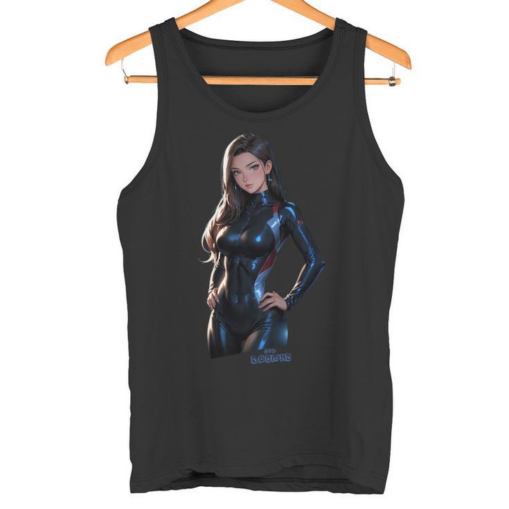 セクシー アニメ レース ガール 長袖tシャツ タンクトップ