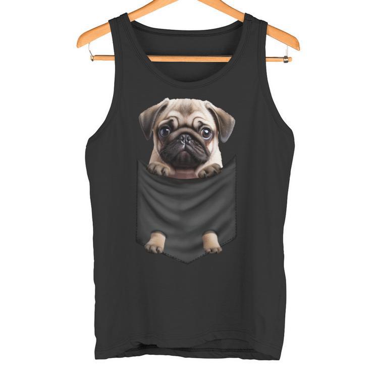 パグ 面白いtシャツ イヌ ポケット わんこ メンズ 犬好き グッズ かわいい おもしろ 面白い 服 ネタ 長袖tシャツ タンクトップ