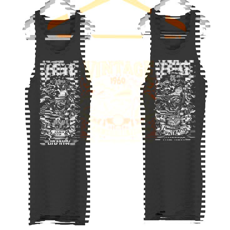 ビンテージ 1960 1960年生まれ 64歳の誕生日 バイクバイカー 長袖tシャツ タンクトップ