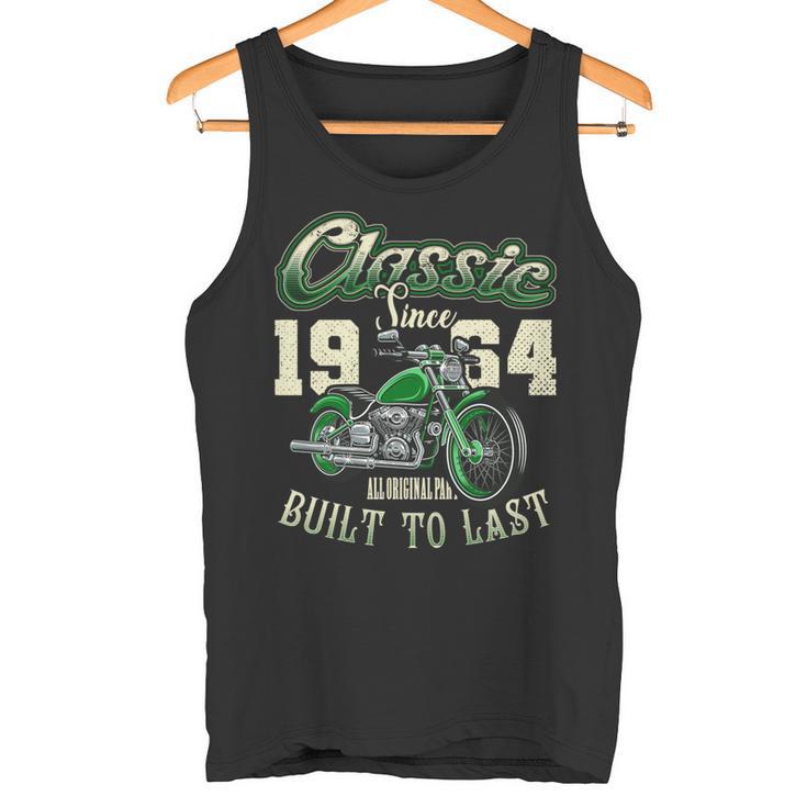 ビンテージ バイク バイカー バイクの誕生日 1964 年生まれ 長袖tシャツ タンクトップ