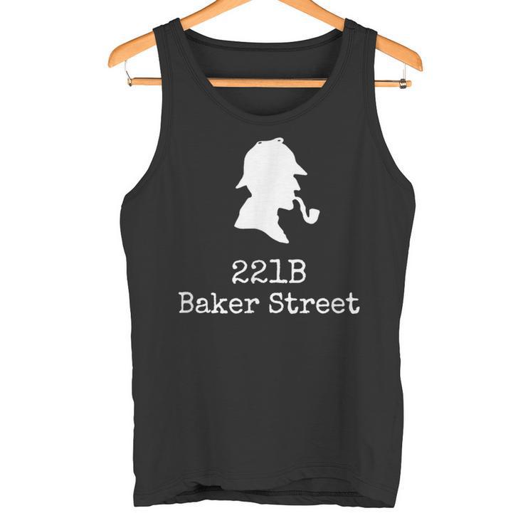 ブック愛好家 221B ベイカーストリート 探偵シャーロック・ホームズ タンクトップ