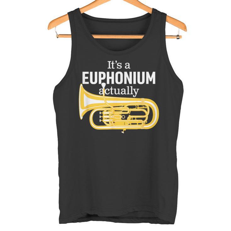 ブラスバンドのユーフォニアム奏者のための面白いユーフォニアムジョーク「 Euphonium Humour 」 タンクトップ