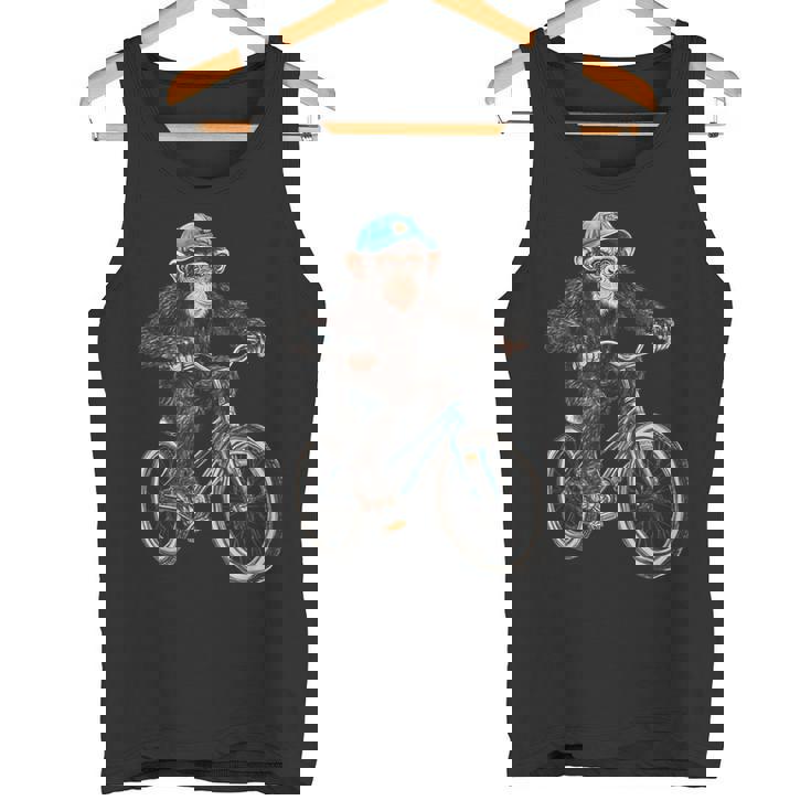 モンキー ライディング バイク ヴィンテージ 自転車 バイカー エイプ チンパンジー タンクトップ