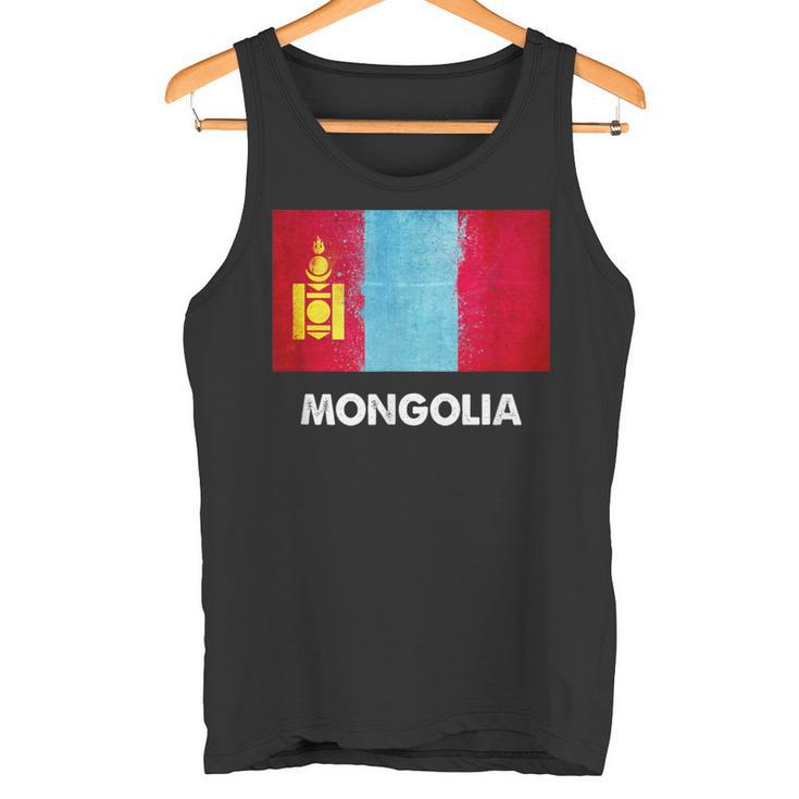 モンゴル国旗tシャツ タンクトップ