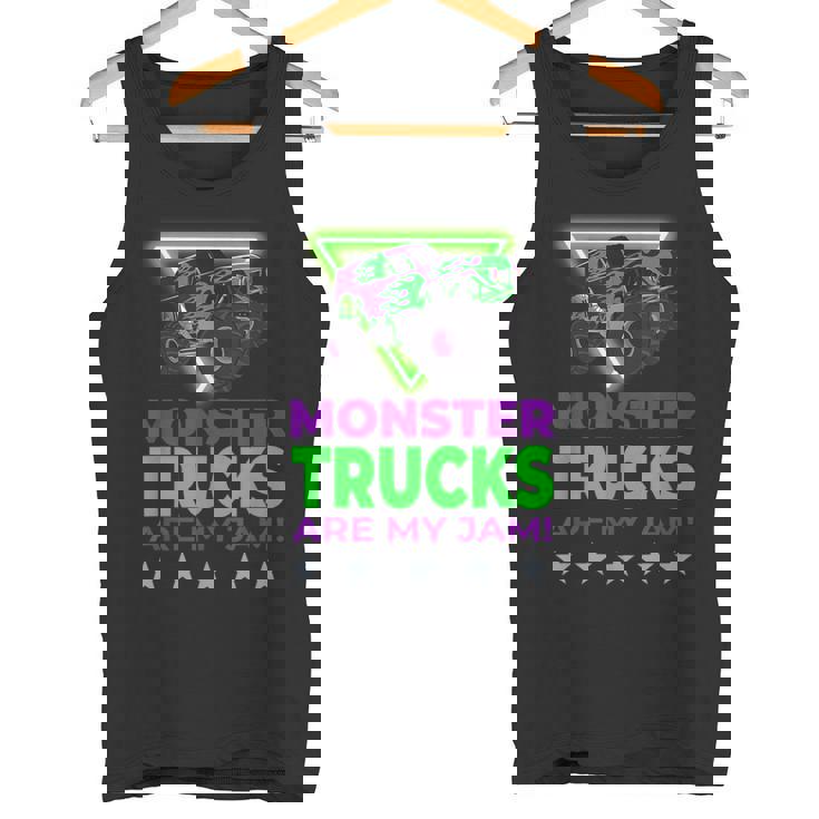 モンスタートラックは私のジャムです タンクトップ