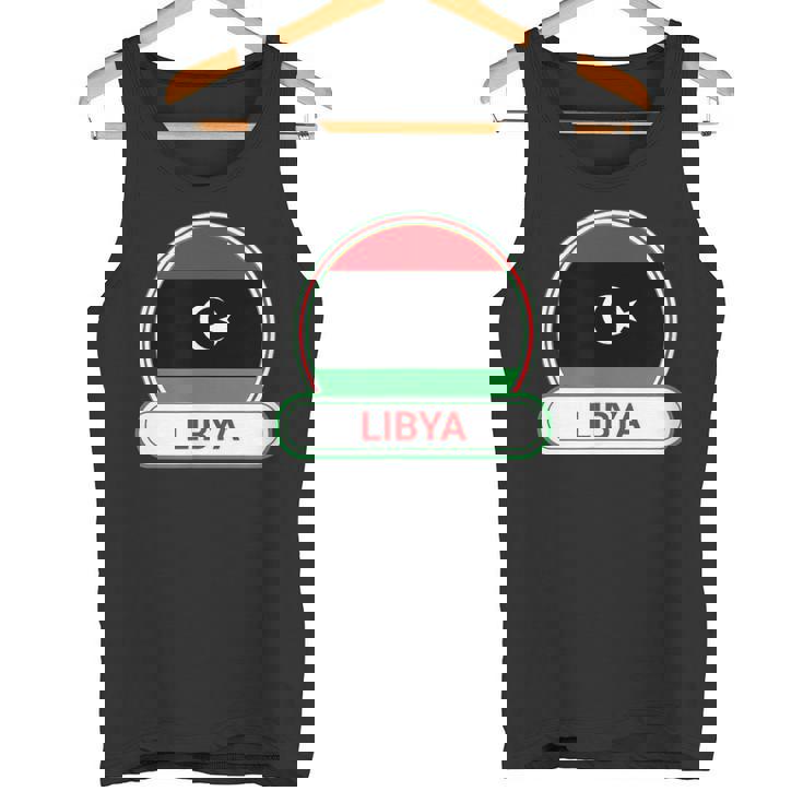 リビア国バッジ リビア国旗 タンクトップ