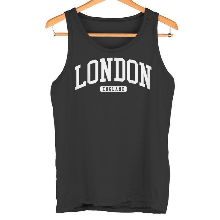 ロンドン イギリス Uk カレッジユニバーシティスタイル タンクトップ