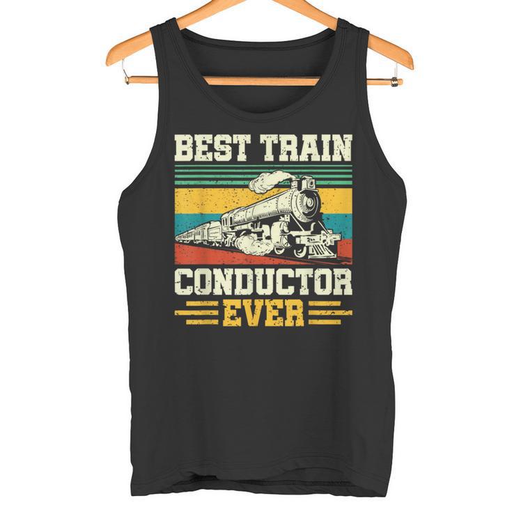 史上最高の電車の車掌 Conductor Railroad タンクトップ