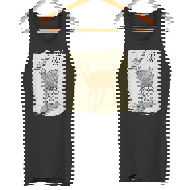 素敵な若いヤギの動物服。 タンクトップ