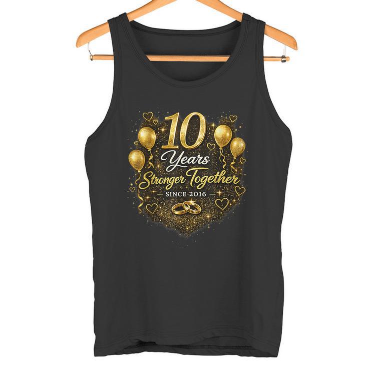 結婚10周年を祝う 結婚10周年 タンクトップ