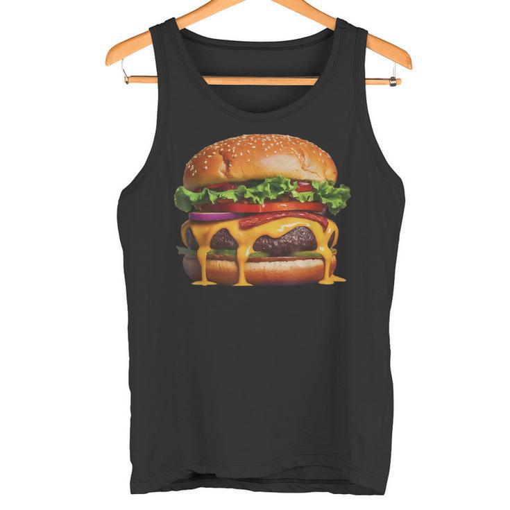 美味しそうなハンバーガー タンクトップ