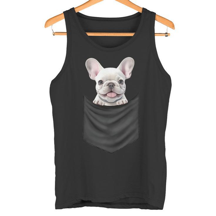 面白いtシャツ フレンチブルドッグ イヌ ポケット わんこ メンズ グッズ おもしろ 面白い 服 ネタ タンクトップ