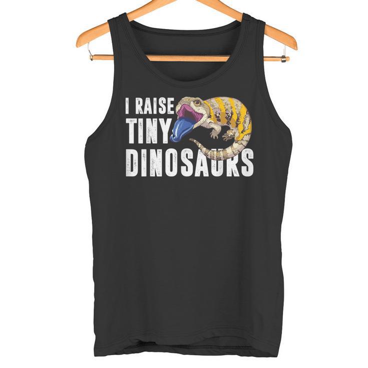 面白い青い舌のキンク I Pull Little Dinosaurs タンクトップ