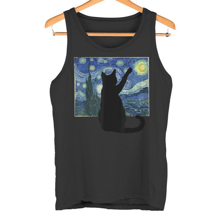 黒猫 星月夜 タンクトップ