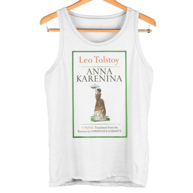 Anna Karenina Leo Tolstoy ヴィンテージブックカバー タンクトップ