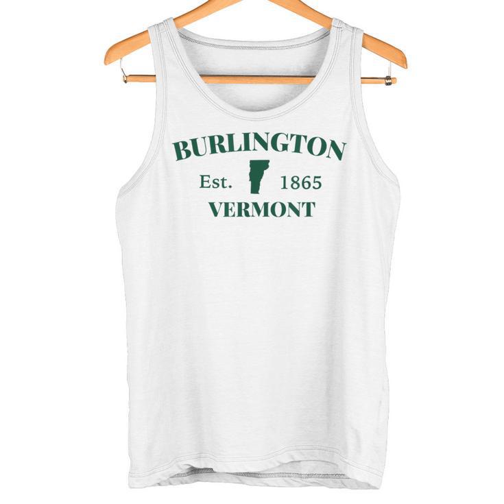 Burlingtonermontt シティステートカレッジ 観光のお土産 タンクトップ
