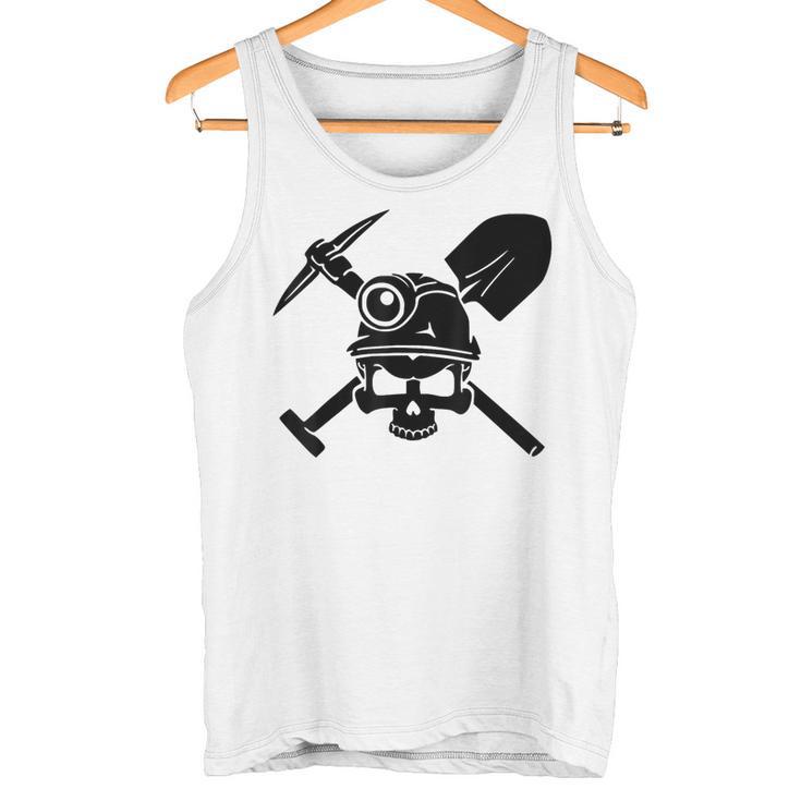 Calavera Minero De Carb Camiseta sin mangas