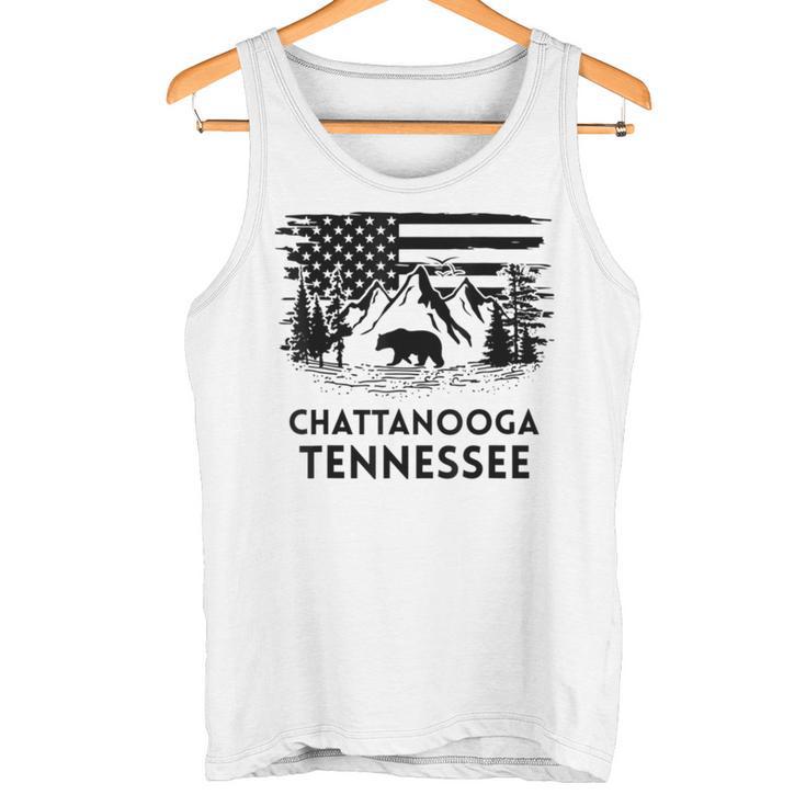 Chattanooga テネシーベア アメリカ国旗 南部 タンクトップ