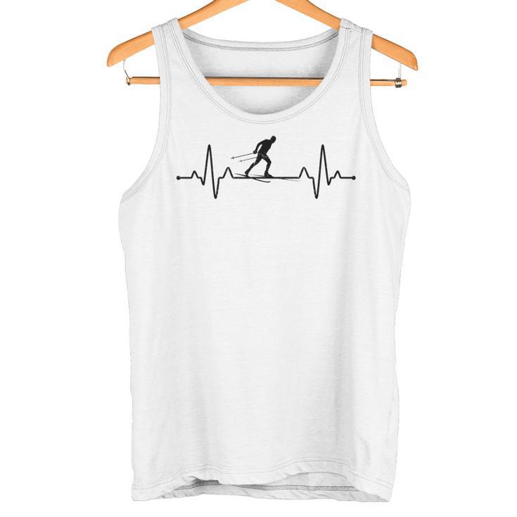 Heartbeat クロスカントリースキー ウィンタースポーツ バイアスロンスキー タンクトップ