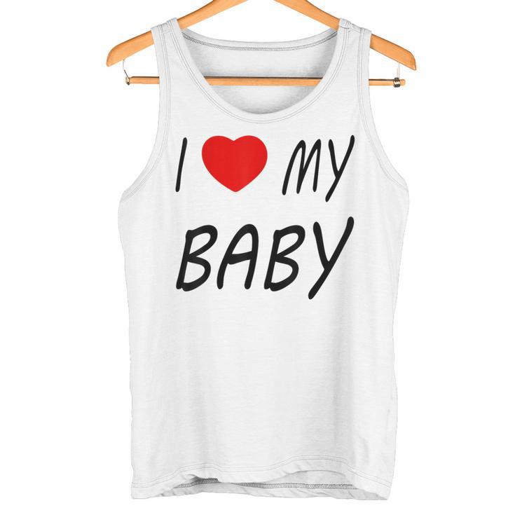 I Love My Baby ブラック タンクトップ