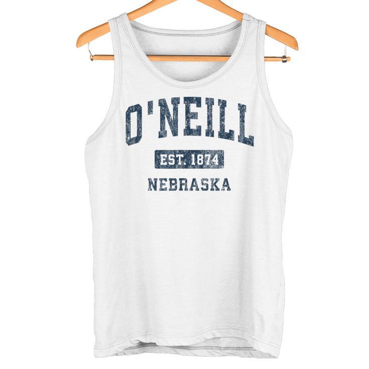 O'neill ネブラスカneビンテージアスレチックスポーツデザイン タンクトップ