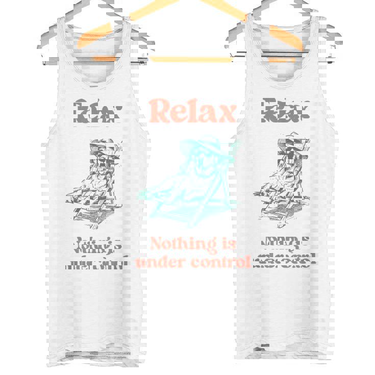 Relax Labrador Dog Owner Graphic タンクトップ