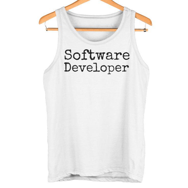 Software Developer タンクトップ